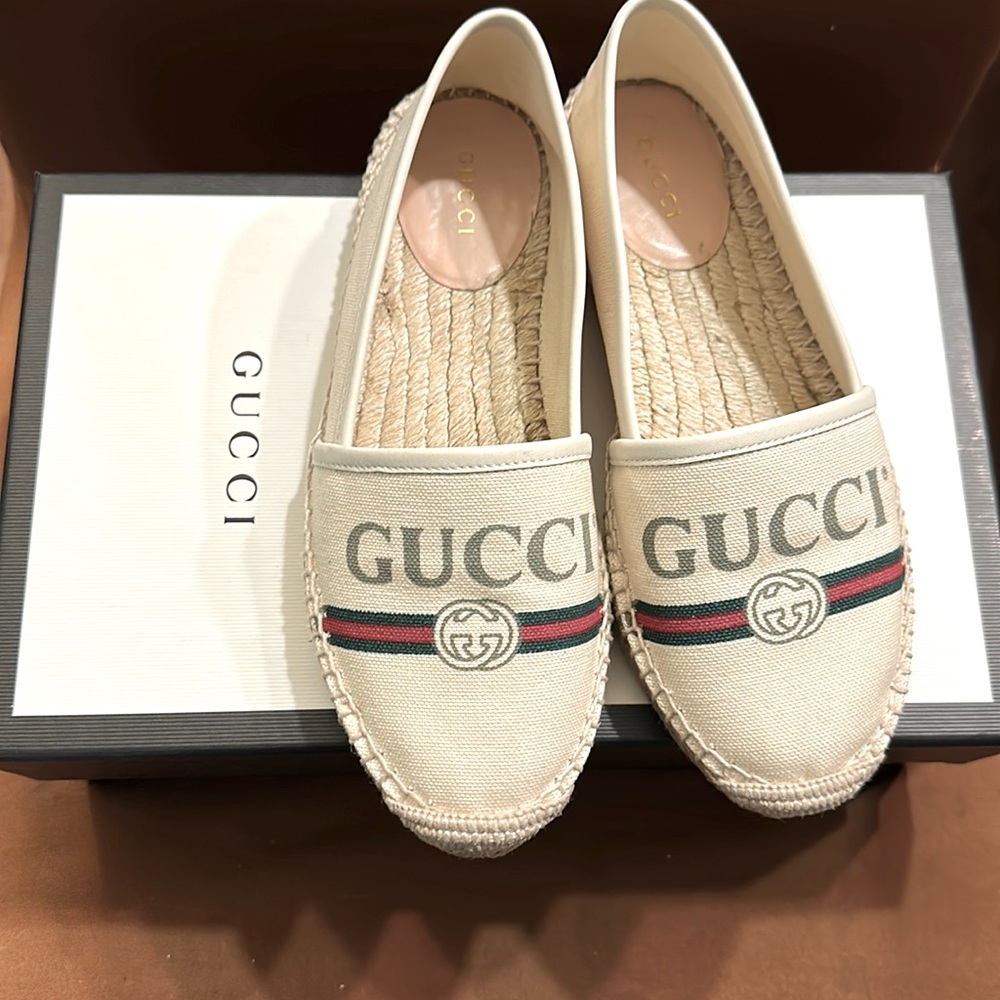 Gucci Canvass Espadrille